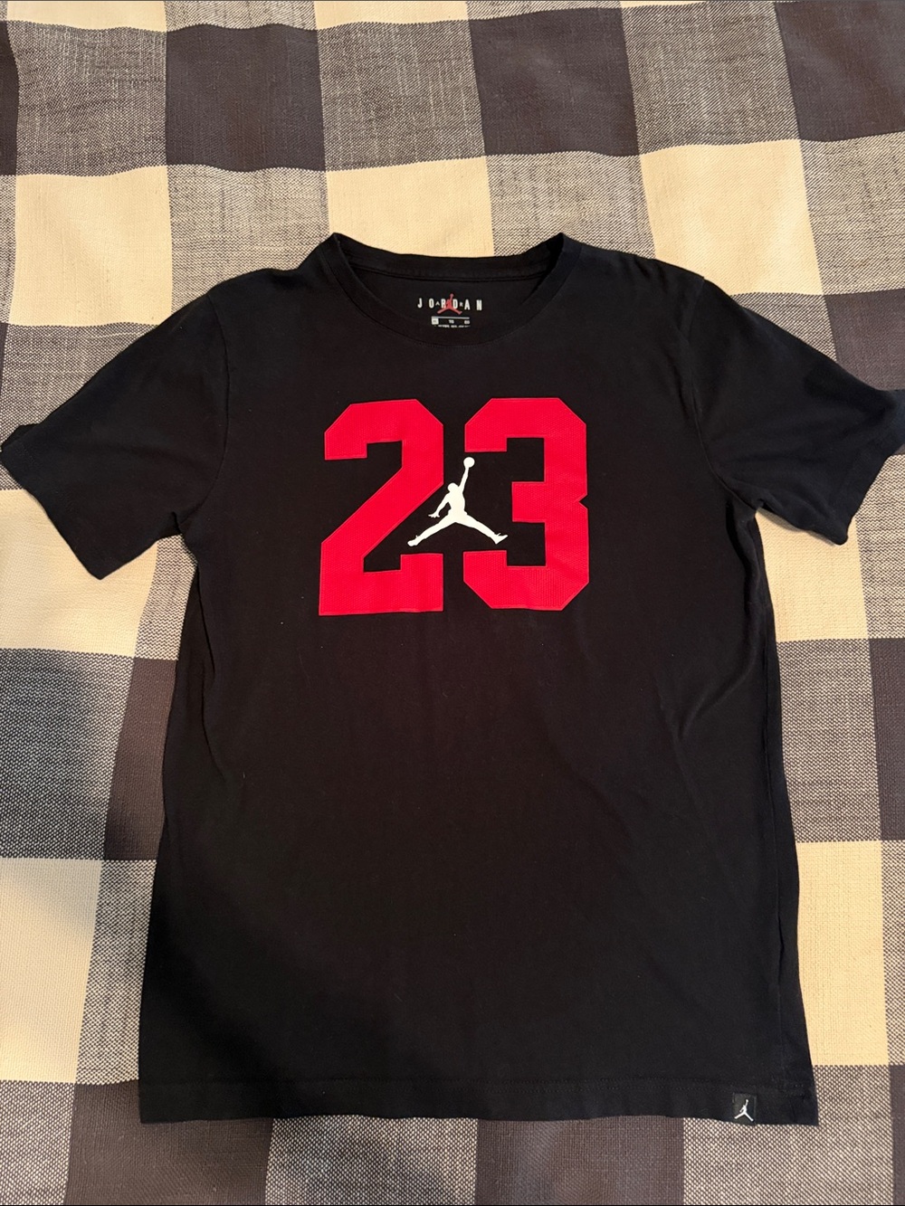 Nike Jordan 23 Black Tee with Red Graphic